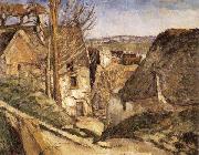Paul Cezanne La Maison du pendu a Auvers-sur-Oise oil painting on canvas